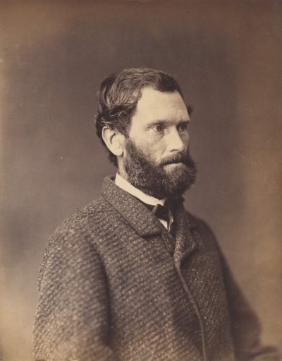 [Homme barbu en veste de tweed], début des années 1860 - Alexander Gardner.