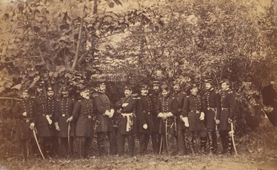 Général McClellan et son état-major, ca. 1863 - Alexander Gardner.