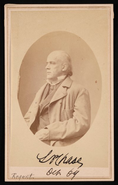 Portrait de Salmon Portland Chase 1808-1873, octobre 1864 - Alexander Gardner