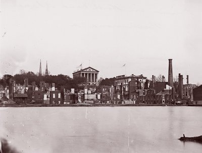 Ruines sur la rive nord du canal, Richmond, 1865 - Alexander Gardner