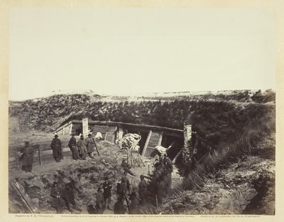 La Chaire, Fort Fisher, N.C., janvier 1865 - Alexander Gardner