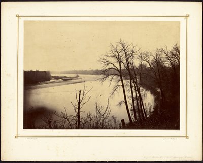 [Vue sur la rivière Kansas près de Stranger, Kansas] - Alexander Gardner