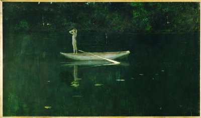 Solitude (peinture sur toile) - Alexander Harrison