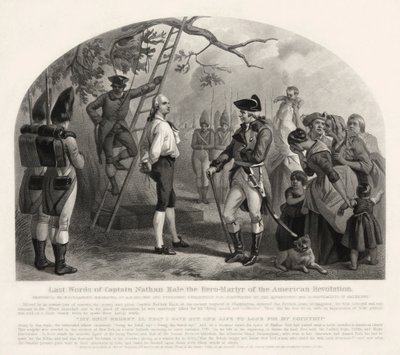 Les dernières paroles du capitaine Nathan Hale - Alexander Hay Ritchie
