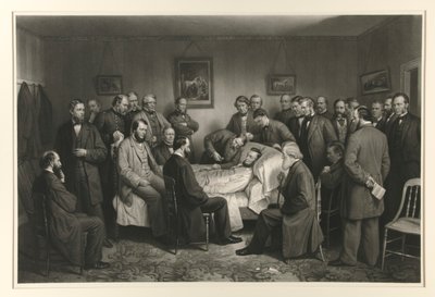 Lincoln sur son lit de mort - Alexander Hay Ritchie