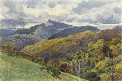 Les Montagnes depuis Pallekelly - Alexander Henry Hallam Murray