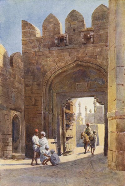 La Porte de Shahpur, Bijapur - Alexander Henry Hallam Murray