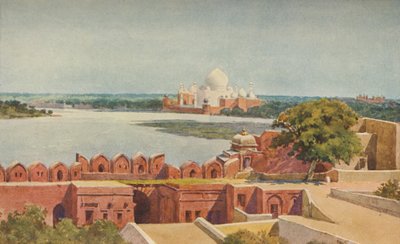 Le Taj depuis le Fort, Agra, c1880 1905 - Alexander Henry Hallam Murray