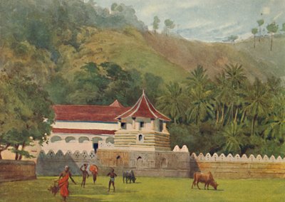 Le Temple de la Dent, Kandy - Extérieur, vers 1880 1905 - Alexander Henry Hallam Murray