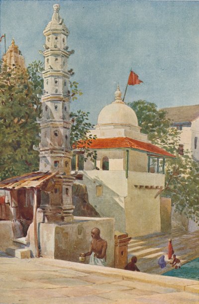 Le temple Walkeshwar, Bombay - Alexander Henry Hallam Murray