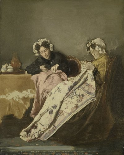 Deux dames à leur couture - Alexander Hugo Bakker Korff