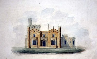 Conception pour la maison Lyndhurst à Terry Town, New York - Alexander Jackson (attr. to) Davis