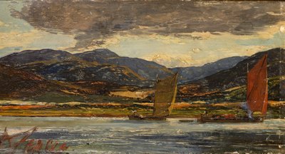Scène de rivière - Alexander Jnr. Fraser