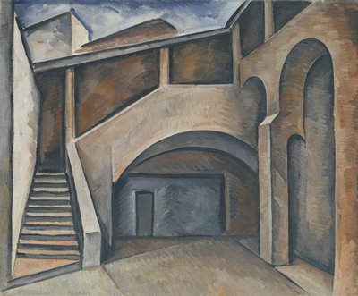 Cour, 1913 - Alexander Kanoldt