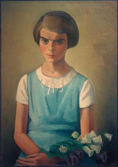 Portrait de la fille Angelina - Alexander Kanoldt