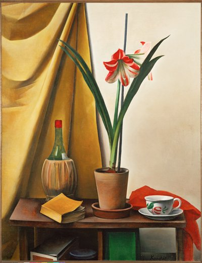 Nature morte III avec amaryllis - Alexander Kanoldt