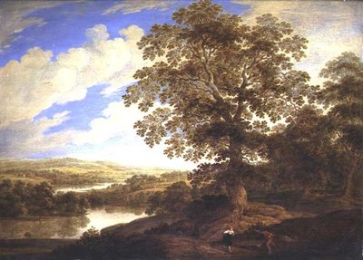 Un vaste paysage fluvial boisé - Alexander Keirincx