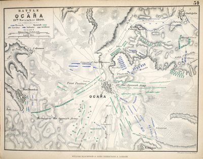 Carte de la bataille d