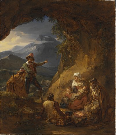 Bandits entrant dans la demeure d