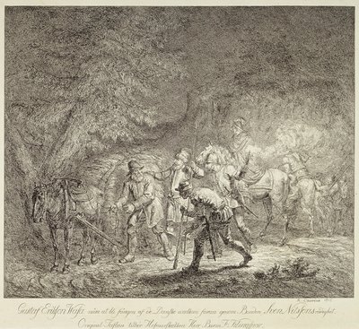 Gustav Vaasa dans un chargement de paille - Alexander Lauréus