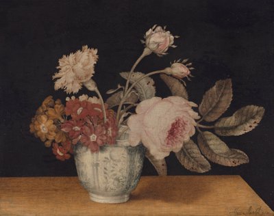 Fleurs dans un pot de Delft - Alexander Marshal