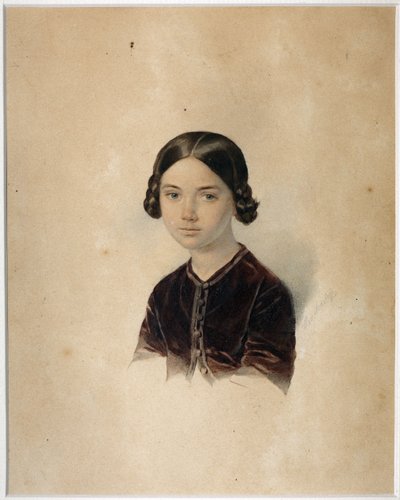 Portrait de Sofia Alexandrovna Briullowa - Alexander Petrovich Sokolov