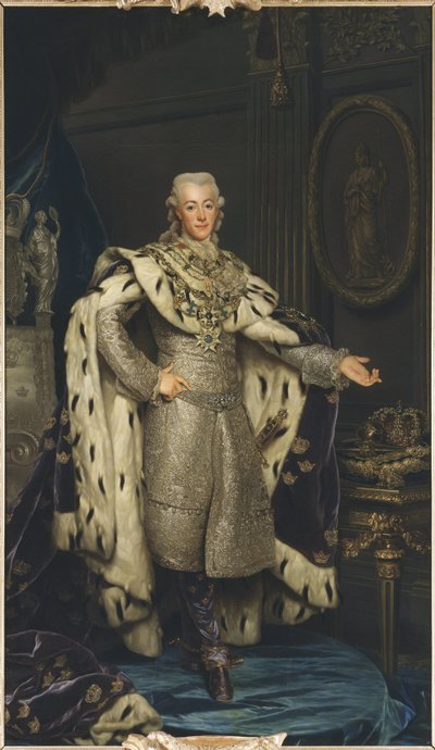 Portrait de Gustave III de Suède - Alexander Roslin