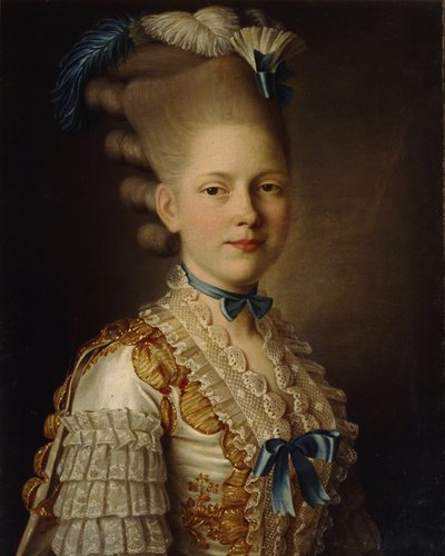 Portrait de la comtesse Kh. Obolenskaya, vers 1776 - Alexander Roslin
