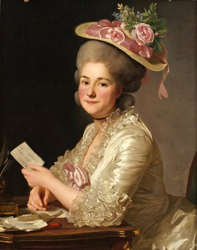 Portrait de Marie Emilie Cuivilliers, née Boucher, 1779 - Alexander Roslin