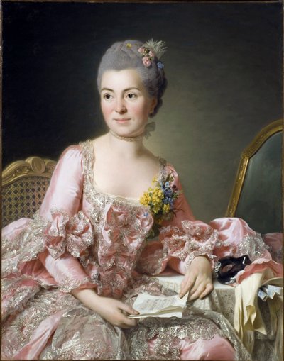 Portrait de Marie Suzanne Giroust, Madame Roslin - Alexander Roslin