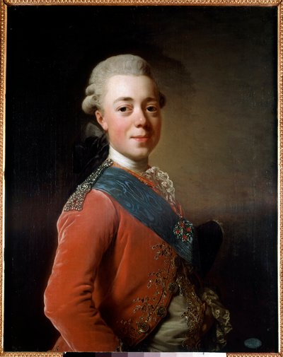 Portrait de Paul Ier (1754 - 1801), empereur de Russie - Alexander Roslin