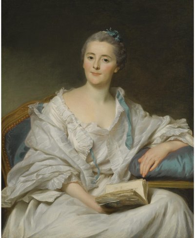 Portrait of the Marquise de Marigny - Alexander Roslin