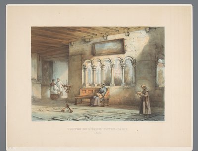 Cloître de la basilique Notre-Dame à Tongres - Alexander Schaepkens