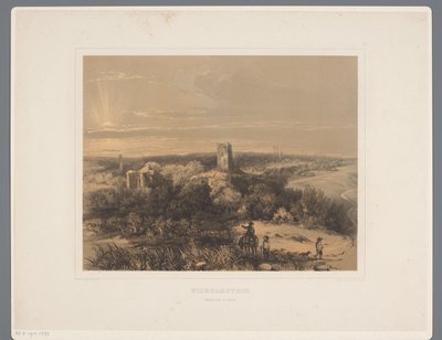 Ruine du château Wilhelmstein (Rolduc et ses environs) - Alexander Schaepkens