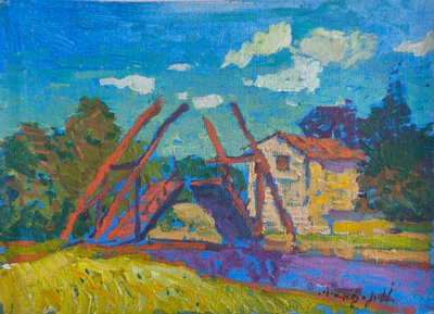 Le pont animé du canal - Alexander Shandor