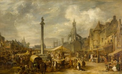 Une foire écossaise, vers 1834 - Alexander Snr Fraser