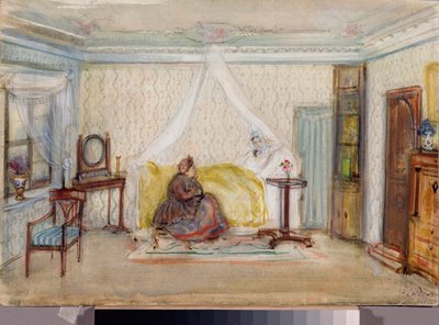 Décor préparatoire pour l