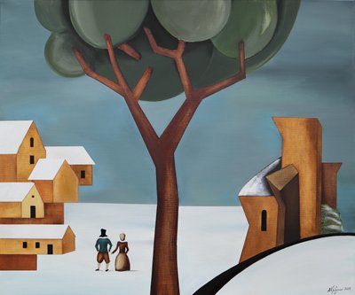 Un village paisible en hiver - Alexander Trifonov