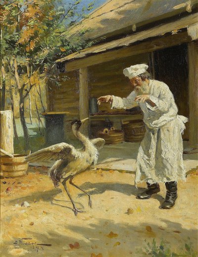 Grue dansante, 1897 - Alexander Vladimirovich Makovsky