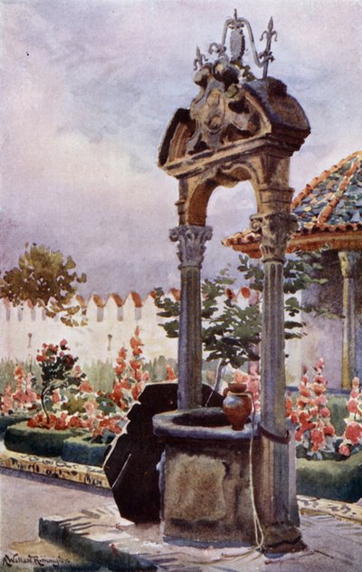 Dans un jardin d