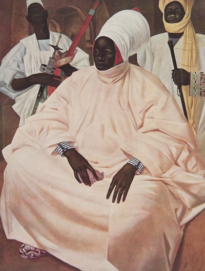 Barma Mata, Sultan de Zinder (étude pour le portrait) - Alexander Yakovlev