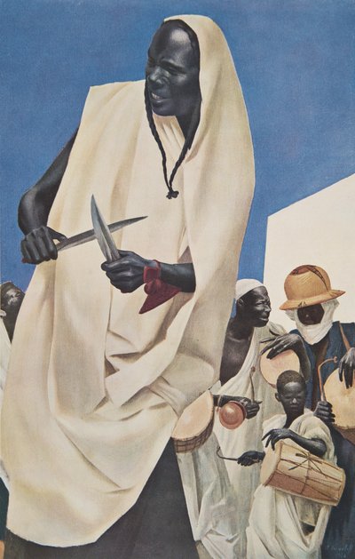 La Danse du Kuli-Kuta (Niamey) Parodie des anciens sacrifices humains du Dahomey - Alexander Yakovlev
