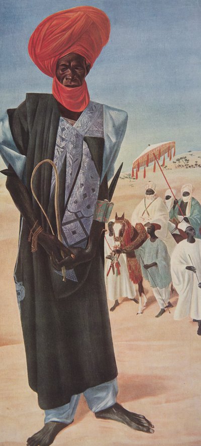 Magemma, chef des cavaliers du Sultan Sery ussa de Maradi, territoire du Niger - Alexander Yakovlev