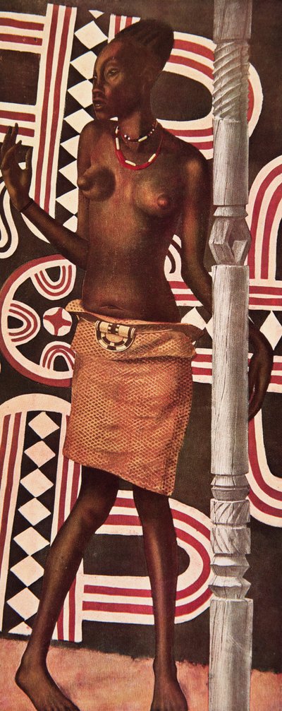 Molende, la Mangbetou, de Dessins et Peintures d