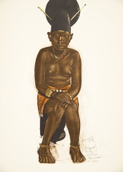 Napudre, femme de Tuba (Niangara) Haut Ouelle, de Dessins et Peintures d