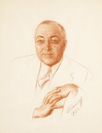 Portrait de Boris Alexandrovich Bakhmeteff 1880-1951, 1935 - Alexander Yevgenyevich Yakovlev