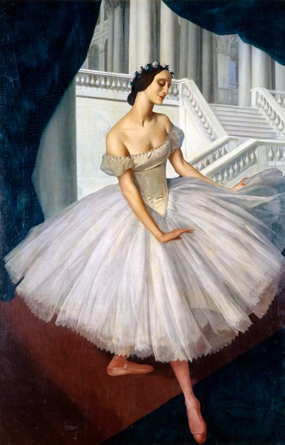 Portrait de la ballerine Anna Pavlova 1881-1931, 1924 - Alexander Yevgenyevich Yakovlev