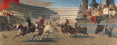 La Course de chars, c.1882 - Alexander von Wagner