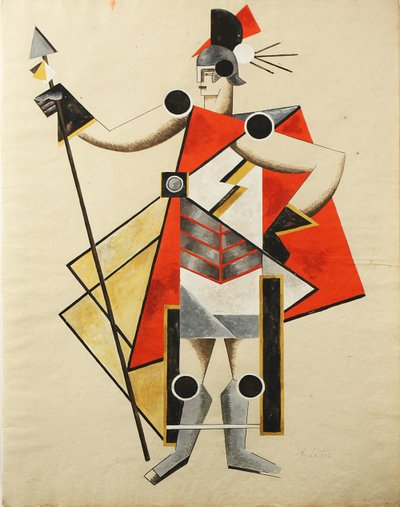 Costume pour la pièce La Dame Invisible, 1924 - Alexandra Alexandrowna Exter