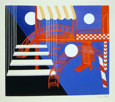Décor de scène expérimental, illustration de 